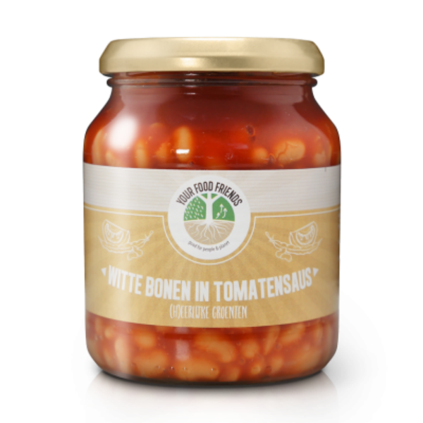 YourFoodFriend Witte bonen in tomatensaus