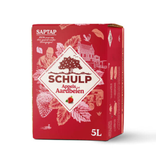 Schulp Saptap Appel-Aardbeiensap